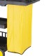 Jantex Reservetas voor Schoonmaakwagen 80L - Geel Polypropyleen