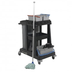 Numatic Eco-Matic Schoonmaakwagen EM-1TM – Compacte Schoonmaakwagen in Zwart
