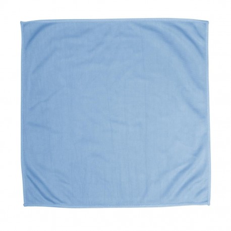 Jantex glazen doek 400x400mm – blauw, streeploos glansresultaat