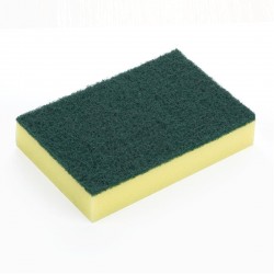 Jantex Schuim Schuursponsjes Groen - Set van 10 Stuks