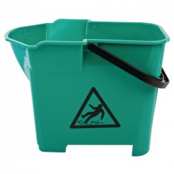 Nisbets Essentials Emmer & Steel groen - mopemmer voor professioneel gebruik