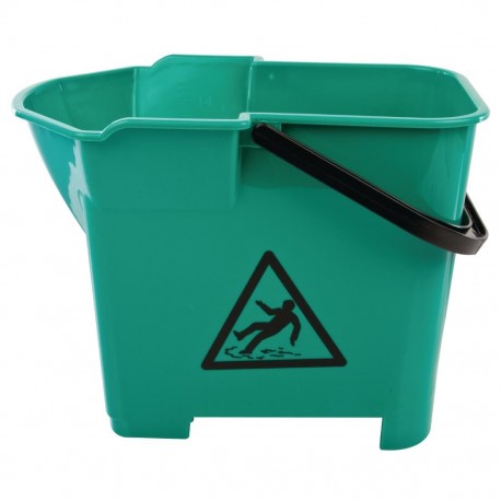 Nisbets Essentials Emmer & Steel groen - mopemmer voor professioneel gebruik