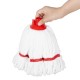 Jantex Microvezel Mopkop Rood Streep 150g - Kleurcode Rood