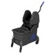 Jantex dweilemmer met twee compartimenten en wringer - blauw, 30 liter