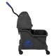 Jantex dweilemmer met twee compartimenten en wringer - blauw, 30 liter