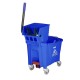 Jantex 30L Dweilemmer met Voetpedaalontgrendeling - Blauw Kentucky Model