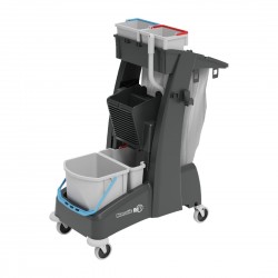 Numatic Compacte Reflo Multi-Matic Werkwagen MM4 – Schoonmaaktrolley Zwart
