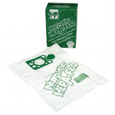 Numatic Stofzuigerzakken NVM-3AH – Reserveset 10 stuks (ref. 604018)