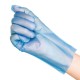 Nisbets Essentials poedervrije TPE handschoenen blauw M (200 stuks)