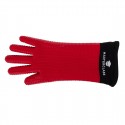 Kitchen Craft MasterClass Siliconen Ovenhandschoen met Katoenen Binnenhoes - Rood