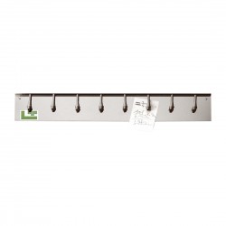 Louis Tellier Tab Greifer met 13 veren – RVS bonnenhouder 1000mm, Zilver