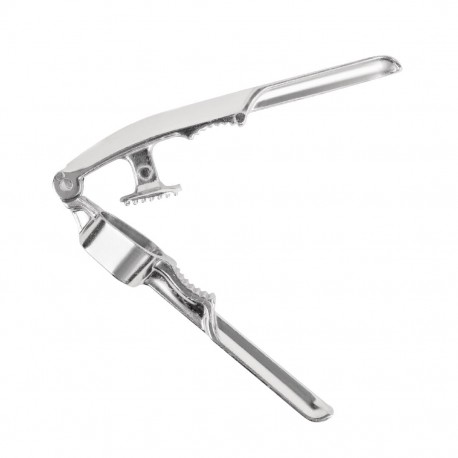 Vogue Aluminium Knoflookpers – Zilver