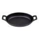Olympia Gietijzeren Ovale Orenschotel 180x120mm - Zwart