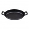 Olympia Gietijzeren Ovale Orenschotel 180x120mm - Zwart