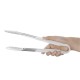 Hygiplas kleurcode serveertang wit 30cm – RVS keukengerei