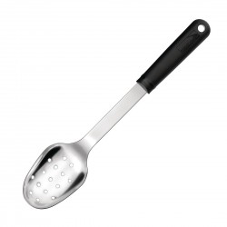 Deglon Sabatier Stop Glisse geperforeerde serveerlepel RVS zwart 32cm