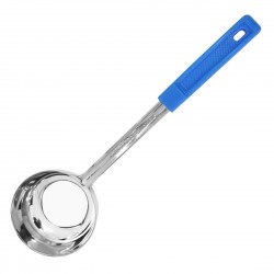 Vogue Blauw Massief Spoodle 236ml – RVS Portioneerlepel