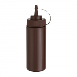 Vogue portioneer knijpfles bruin 34cl – flexibele sausdispenser