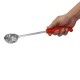 Vogue Rode Geperforeerde Solide Spoodle 60ml - RVS Portioneerlepel