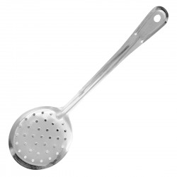 Nisbets Essentials RVS geperforeerde schuimspaan 33 cm – Zilver