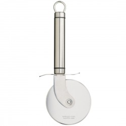 Kitchen Craft RVS pizzawiel 10 cm – roestvrijstalen pizzasnijder