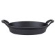 Olympia Gietijzeren Ovale Orenschotel 220x150mm – Zwart