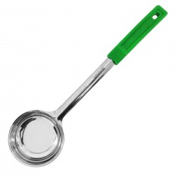 Vogue RVS Spoodle Groen 118ml – Gesloten Kop Portioneerlepel