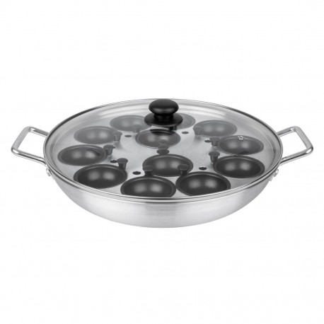 Vogue Aluminium Eierpocherset 35cm - Keukengerei voor 12 Eieren