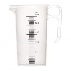 Pro-Measures polypropyleen maatbeker 250ml – Helder