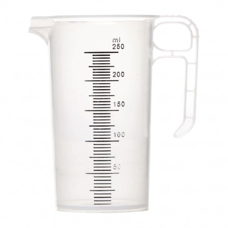 Pro-Measures polypropyleen maatbeker 250ml – Helder