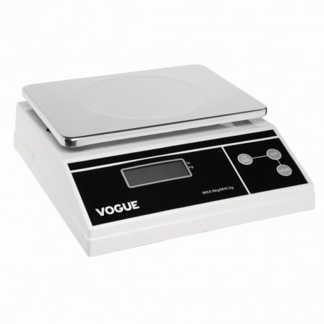 Vogue Digitale Platformweegschaal 6Kg RVS Zilver