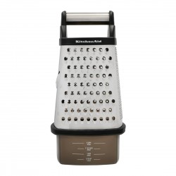 KitchenAid Rasp met Opvangcontainer – Zwart, Staal
