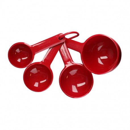 KitchenAid Maatbekers Empire Rood - Set van 4 Stuks