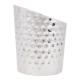 Olympia Chipbeker Gehamerd RVS – 112x95mm 480ml Zilver