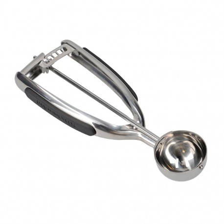 Kitchenaid Koekjesdeegschep Zwart 284ml – RVS Portioneerder met Softgrip Handvat