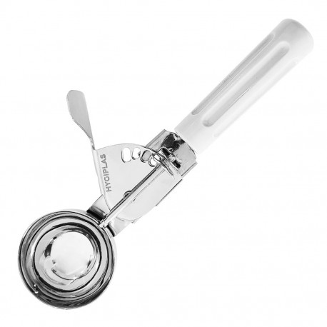 Hygiplas IJsschep Wit 50ml – RVS Serveerschep voor Horeca