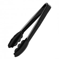 Vogue tangen 23 cm - zwarte serveertang van polycarbonaat
