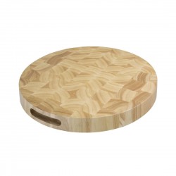 Vogue ronde houten snijplank – bruin, Ø40 cm