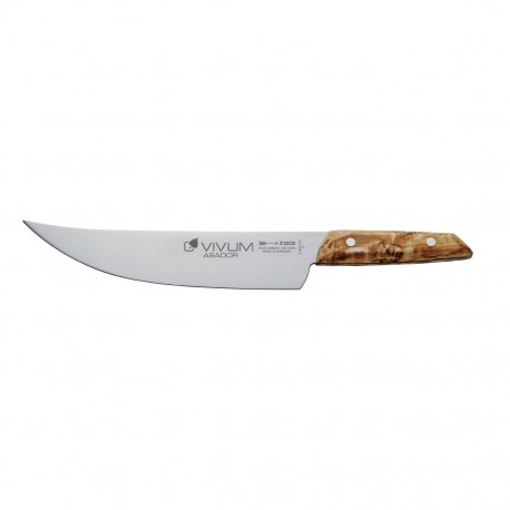 Dick Vivum BBQ-Mes Asador 22cm - Vleesmes van Staal