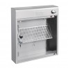 Buffalo UV-messensterilisator RVS 430 - Capaciteit 14 messen, Zilver