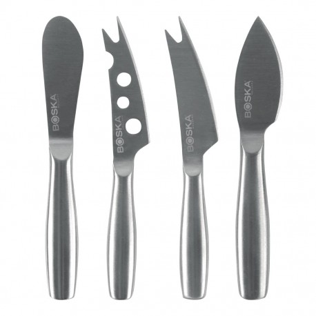 Boska Copenhagen 4-delige mini kaasmessen set – RVS