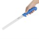 Hygiplas Slicer Gekarteld Blauw 24,8cm - RVS Visfileermes met Kleurcode