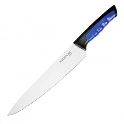 Hygiplas Pro koksmes Blauw 25cm - RVS lemmet voor rauwe vis