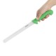 Hygiplas Slicer Gekarteld Groen 24,8cm – RVS Snijmes voor Fruit & Salade
