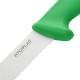 Hygiplas Slicer Gekarteld Groen 24,8cm – RVS Snijmes voor Fruit & Salade