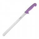 Hygiplas Slicer Gekarteld Paars 30cm – RVS Broodmes voor Allergenen