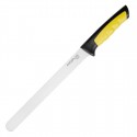 Hygiplas Pro Slicer gekarteld mes geel 25cm RVS