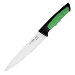 Hygiplas Pro koksmes Groen 16cm - RVS met kleurcode voor fruit en salade