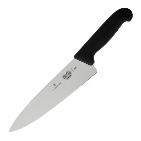Victorinox Fibrox Extra Breed Koksmes 20,5cm - Carbon RVS Zwart