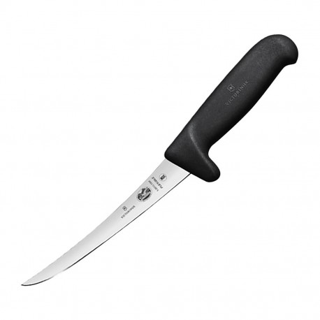 Victorinox Fibrox Flexibel Uitbeenmes 15cm - Carbon RVS Zwart